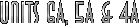 UNITs 6a, 5a & 4a