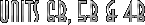 UNITs 6B, 5B & 4B